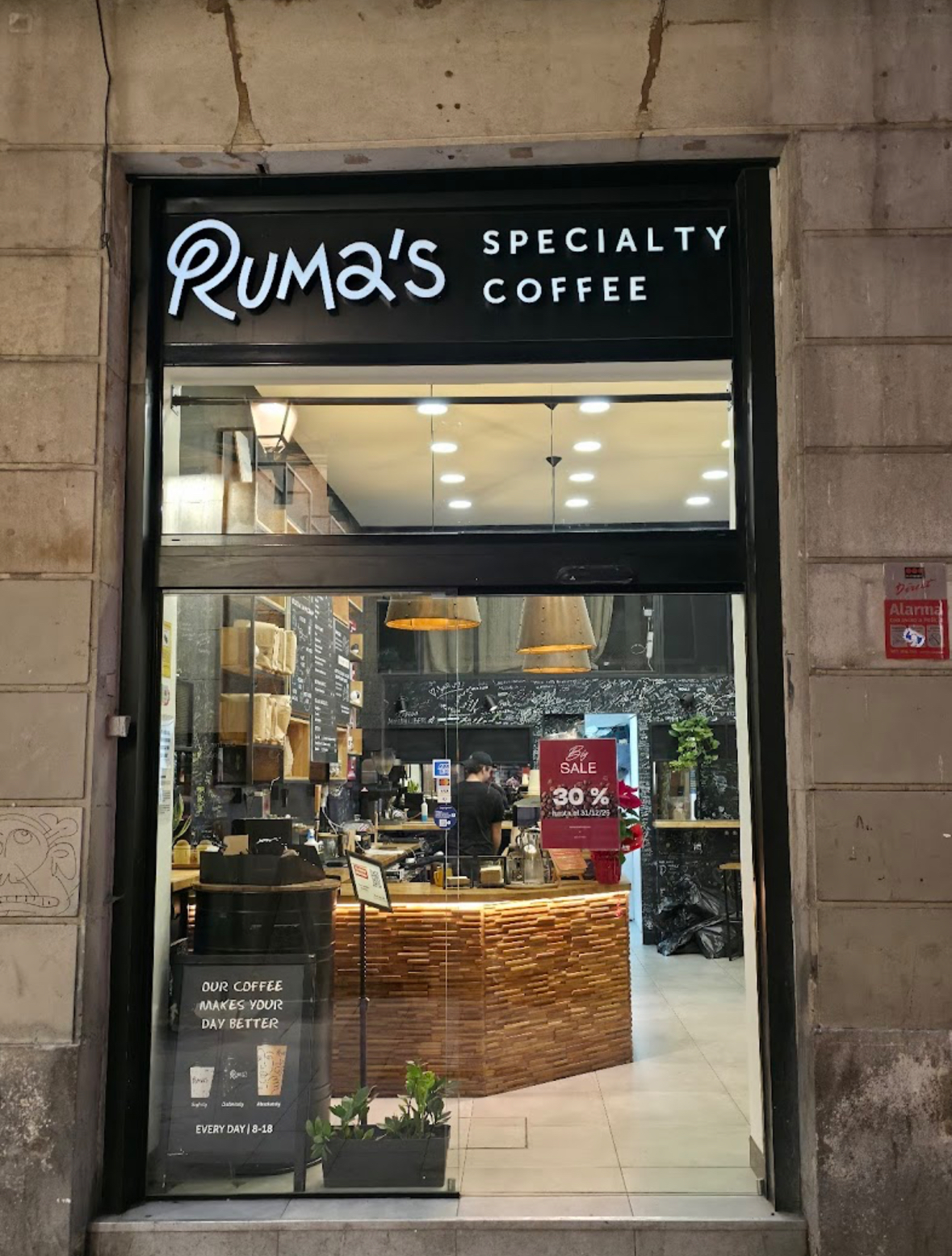Ruma's Coffee location